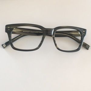 Becket olive green Warby parker glasses